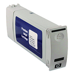 Compatible Clover Remanufactured Light Gray High-Yield Ink, Replacement for 91 (C9466A), 775 mL (WH91LG)