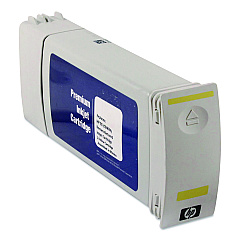 Compatible Clover Compatible Yellow High-Yield Ink, Replacement for 91 (C9469A), 775 mL (WH91Y)