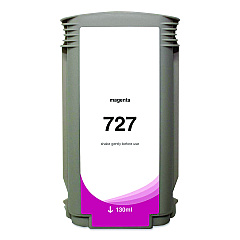 Compatible Clover Compatible Magenta Ink, Replacement for 727 (B3P20A), 130 mL (WH727M)