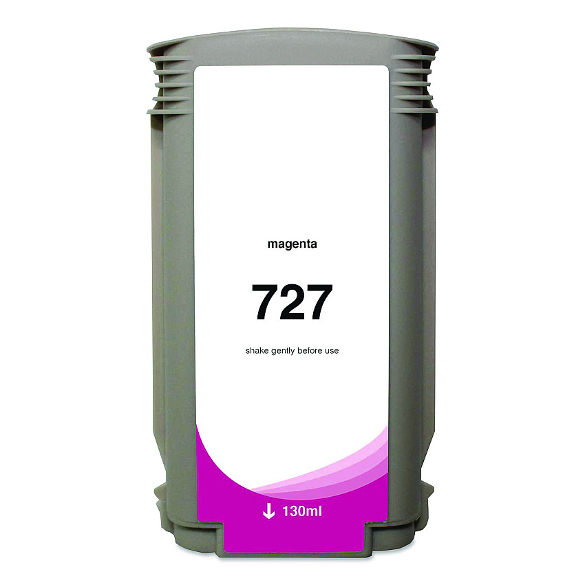 Compatible Clover Compatible Magenta Ink, Replacement for 727 (B3P20A), 130 mL (WH727M)