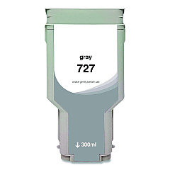 Compatible Clover Compatible Gray High-Yield Ink, Replacement for 727XL (F9J80A), 300 mL (WH727XLGY)