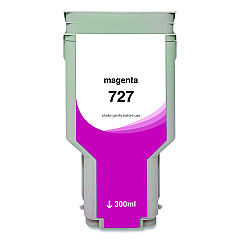 Compatible Clover Compatible Magenta High-Yield Ink, Replacement for 727XL (F9J77A), 300 mL (WH727XLM)
