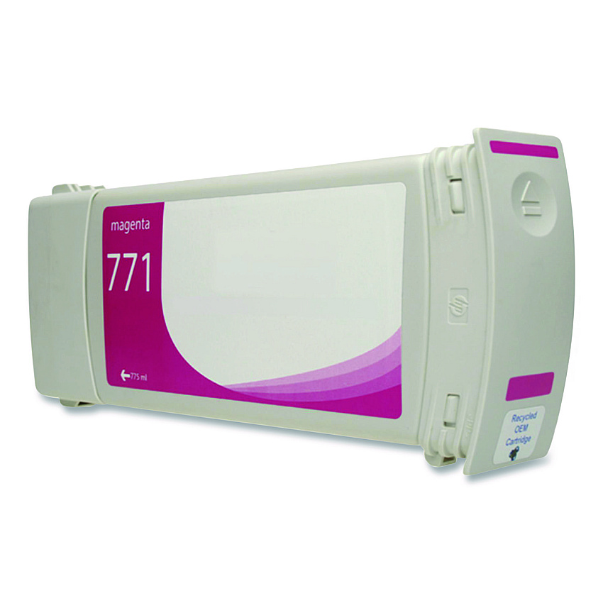 Compatible Clover Remanufactured Magenta Ink, Replacement for 771 (CE039A, B6Y17A) 775 mL (WH771M)