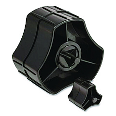 Officemate Tape Dispenser Replacement Core Set, 1" and 3" Core, Plastic, Black (96670)
