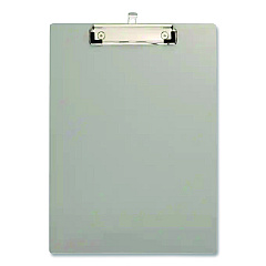 Officemate Aluminum Magnetic Clipboard, 1.5" Clip Capacity, Holds 8 x 11 Sheets, Gray (83217)
