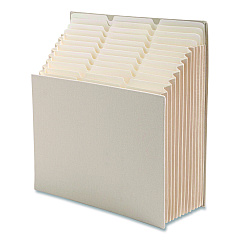 Smead Stadium File, 10.5" Expansion, 12 Sections, 1/3-Cut Tabs, Letter Size, Beige (70226)