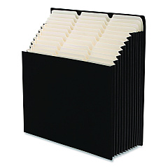 Smead Stadium File, 10.5" Expansion, 12 Sections, 1/3-Cut Tabs, Letter Size, Charcoal (70227)