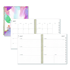 Blue Sky Ashley G Multicolor Smoke Academic Weekly/Monthly Planner, 11" x 8.5", Multicolor Cover, 12-Month (Jul-Jun): 2025 to 2026 (133681)