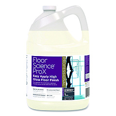 Diversey Floor Science ProX Easy Apply High Gloss Floor Finish, 1 gal Bottle, 4/Carton (CBD562405)
