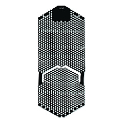 Boardwalk Vertical Urinal Screen, Midnight Coast Scent, Black, 5.22 oz, 6/Carton (VERUSBK)
