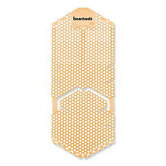 Boardwalk Vertical Urinal Screen, Summer Sunshine Scent, Yellow, 5.22 oz, 6/Carton (VERUSYL)