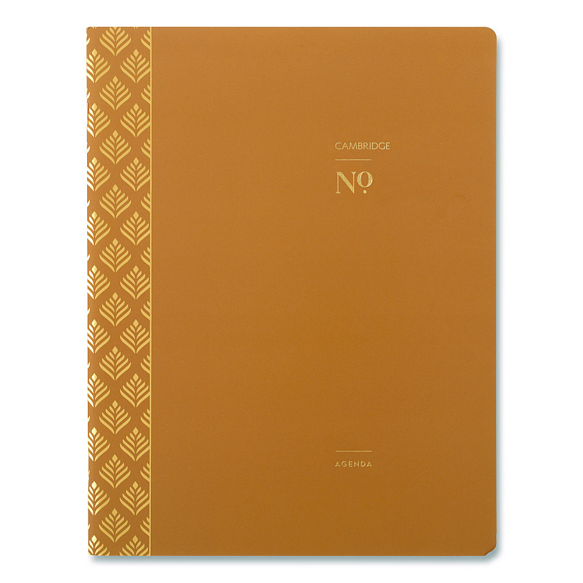 Cambridge WorkStyle Stitched Monthly Planner, 11 x 8.5, Sunbaked Clay Cover, 12-Month (Jan-Dec): 2026 (160609107)