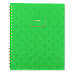 AT-A-GLANCE Badge Geo Weekly/Monthly Planner, 11 x 8.5, Green Cover, 13-Month (Jan-Jan): 2026 (1753G905)
