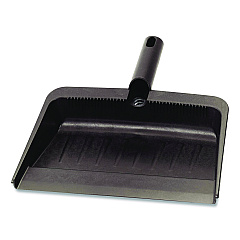 Carlisle Flo-Pac Flexible Plastic Dustpan, 8 x 12, Plastic, Black (36143703)