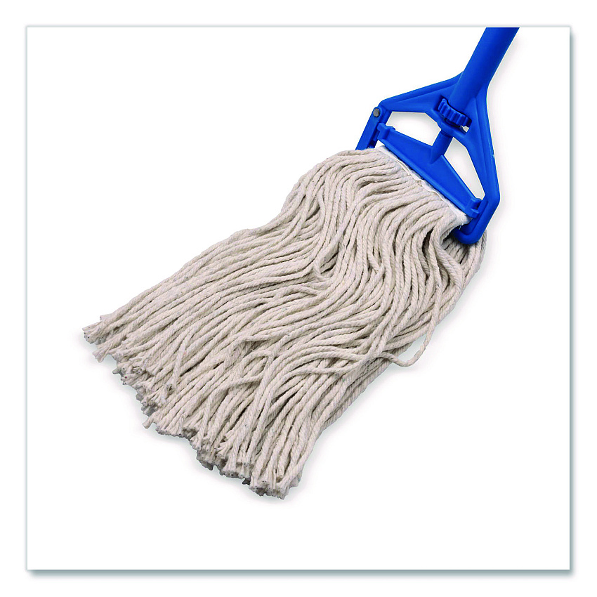 Carlisle Full Weight Cut End Mop Head, Cotton, 20 oz, White (369720B00)