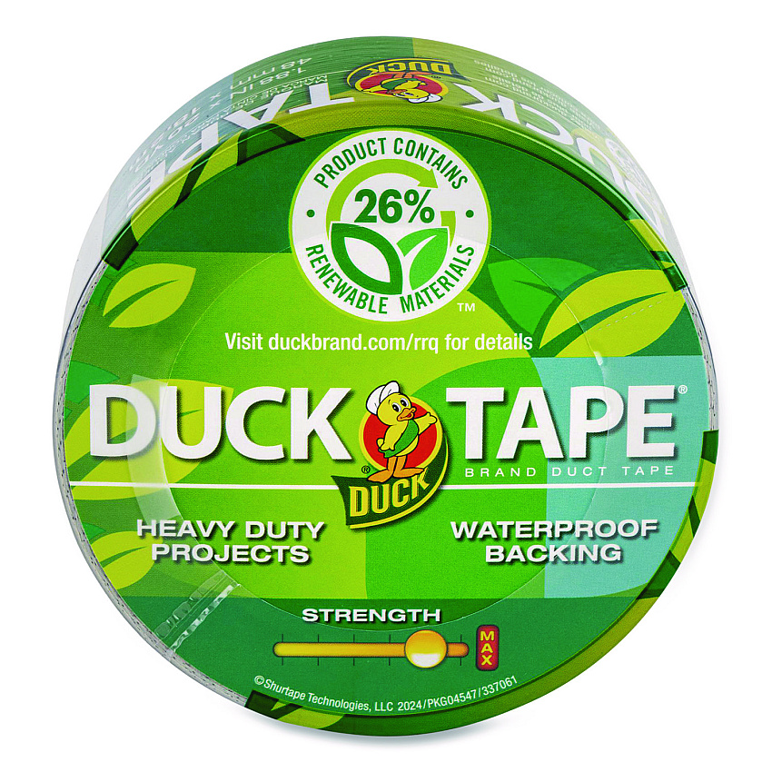 Renewable Material Duck Tape, 1.88" x 20 yd, Silver (243066)