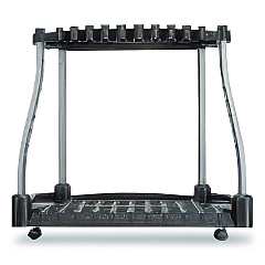 Rubbermaid FastTrack Garage Tool Tower Rack, Plastic, Holds Up to 40 Tools, 38" x 20.5" x 34.4", Black (2140834)