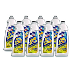 Soft Scrub All Purpose Cleanser, Lemon Scent, 24 oz Bottle, 8/Carton (07224)