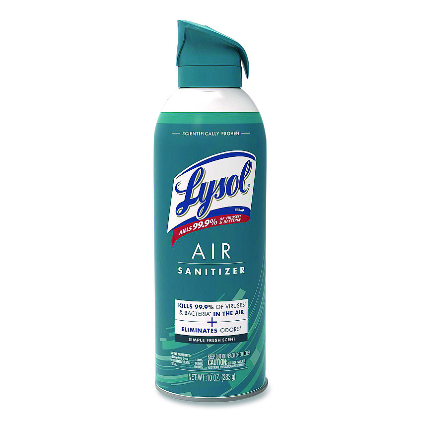 LYSOL Brand Air Sanitizer Spray, Simple Fresh, 10oz Aerosol Spray (99350EA)