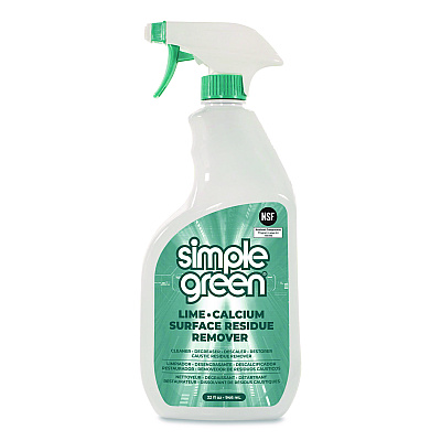 simple green Lime Calcium Surface Residue Remover, 32 oz Spray Bottle, 12/Carton (1700032)