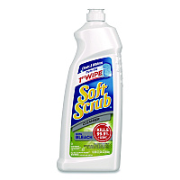 Soft Scrub Cleanser with Bleach, 24 oz Bottle, 8/Carton (07222)