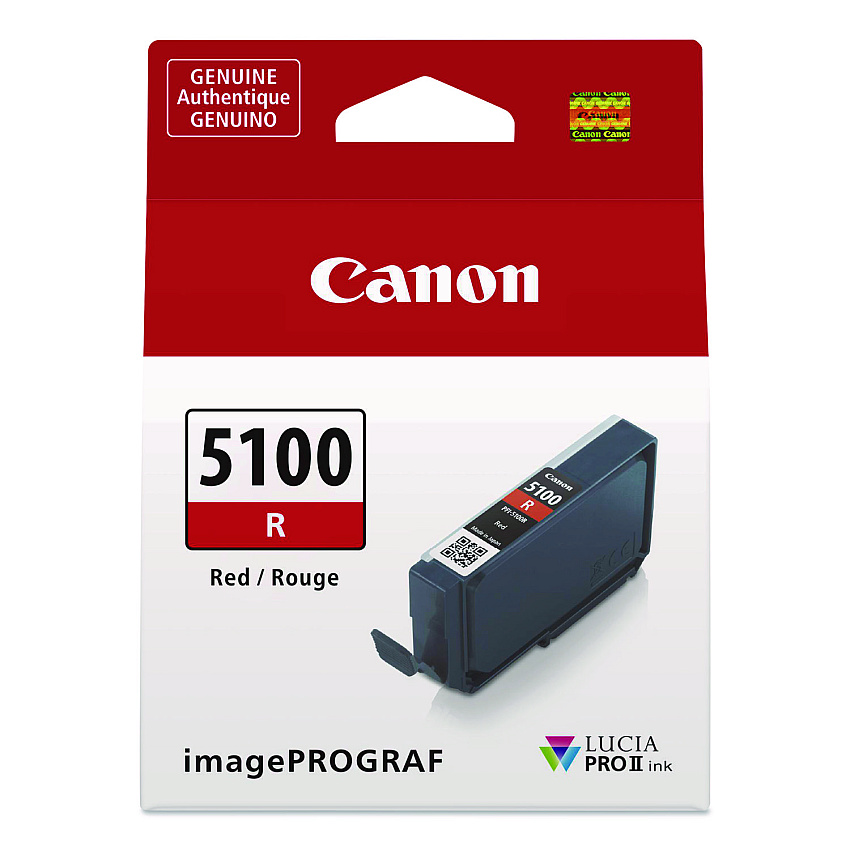 Canon 6958C002 (PFI-5100) Lucia PRO II Ink, Red