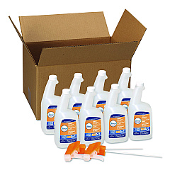 Febreze Fabric Refresher Spray, Fresh Clean Scent, (8) 32 oz Bottles and (2) Trigger Sprayers/Carton (03259CT)