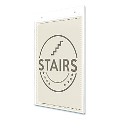 Deflecto Anti-Glare Wall Mount Sign Holder, 8.5 x 11, Clear (878201)