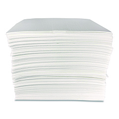 Quick Dam Mighty Mat Heavy Absorbent Pads, Stay Put Backing, 18 gal, 16" x 18", 100/Box (PUCH100SP)