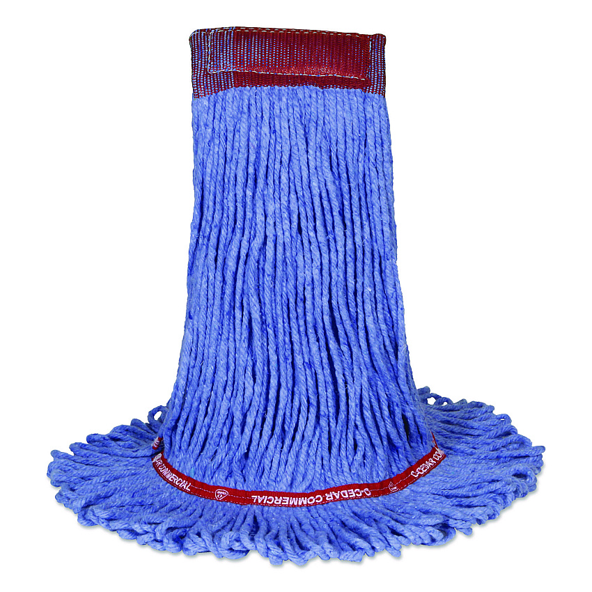 Nexstep Commercial Products MaxiClean Loop-End Mop, Cotton/Synthetic, 24 oz, Blue (97157)