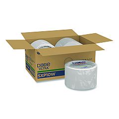 Dixie Ultra Heavy-Weight Paper Plates, 10" dia, White, 125/Pack, 4 Packs/Carton (SXP10W)