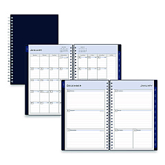 Blue Sky Passages Weekly/Monthly Planner, 8 x 5, Navy Cover, 12-Month (Jan to Dec): 2026 (148657)