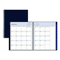 Blue Sky Passages Monthly Planner, 10 x 8, Navy Cover, 12-Month (Jan to Dec): 2026 (148660)