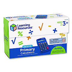 Learning Resources Primary Calculator, 8-Digit, LCD, 10 Calculators (LER0038)