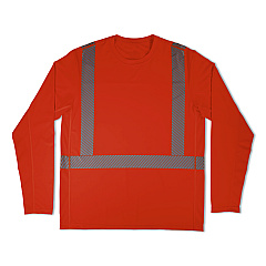 ergodyne Chill-Its 6688 Type R Class 2 Cooling Hi-Vis Sun Shirt with UV Protection, Medium, Orange (12231)