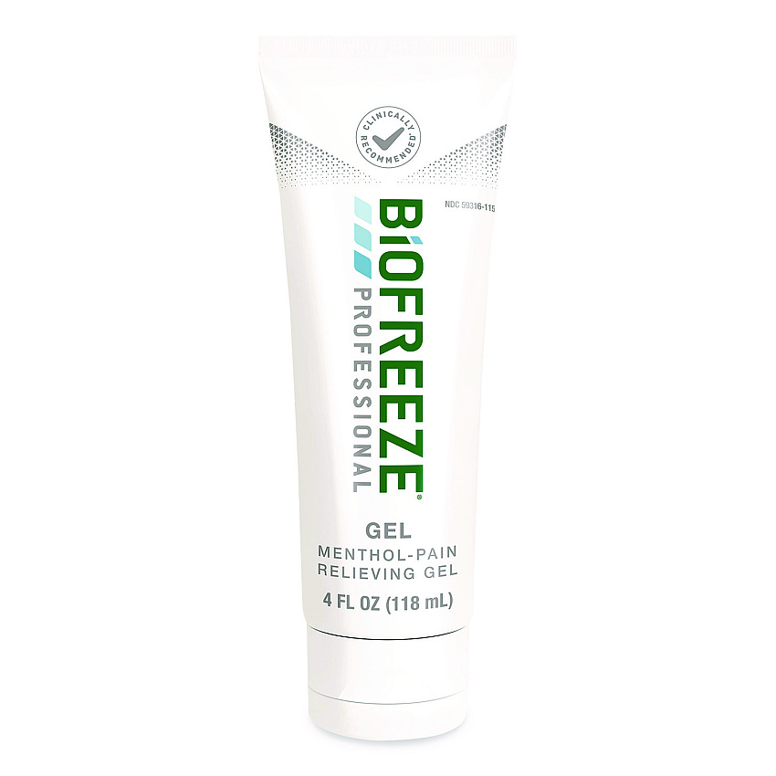 BIOFREEZE Professional Green Topical Analgesic Pain Reliever Gel, 4 oz Tube (540936)