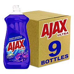 Ajax Dish Detergent, Fabuloso Scent, 28 oz Bottle, 9/Carton (61037540CT)