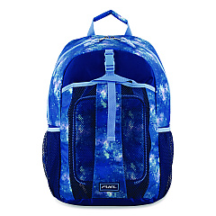 FUEL Bijoux Deluxe Backpack and Lunch Bag Bundle, Backpack: 13.5" x 7" x 18.5", Lunch Bag: 7.5" x 4.25" x 9", Light Blue Galaxy (110592STGX5)