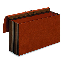 Pendaflex Heavy-Duty Expanding Wallet, 7" Expansion, 1 Section, Elastic Cord Closure, Legal Size, Redrope (CL1087GLHD)
