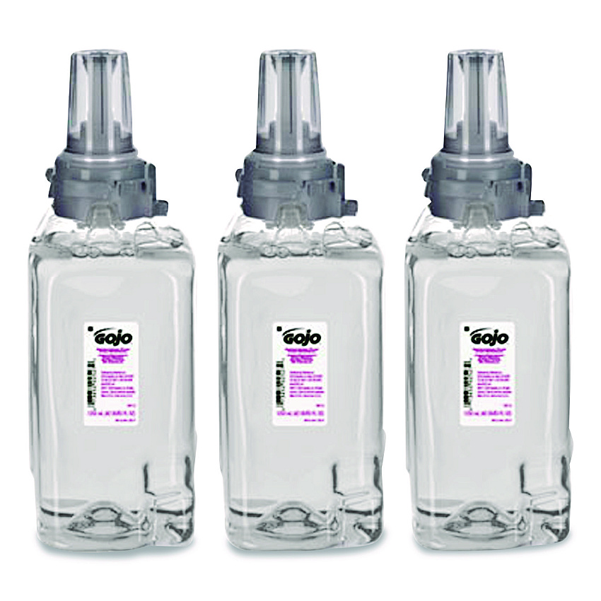 Brighton Professional Antibacterial Foaming Hand Soap Refill for ADX-12 Dispensers, Plum Scent, 1,250 mL, 3/Carton (BPR50957)