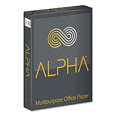 ALPHA Office Paper, 92 Bright, 20 lb Bond, 8.5 x 11, White, 500 Sheets/Ream, 10 Reams/Carton, 40 CT/Pallet, 21 Pallets/Truckload (ALPHA811WT1)
