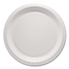 SOLO Compostable Paper Dinnerware, ProPlanet Seal, Plate, 10" dia, White, 500/Carton (HP10W)