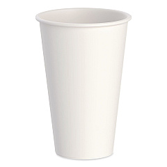 SOLO Thermoguard Insulated Paper Hot Cups, 16 oz, White Sustainable Forest Design, 30/Pack (DWTG16WPK)