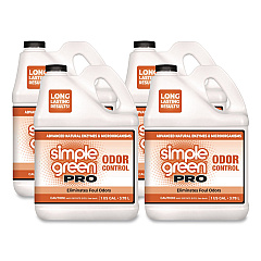simple green Pro Odor Control, Lemongrass Eucalyptus, 1 gal Bottle, 4/Carton (0704128)