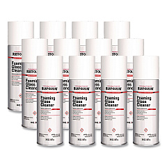 Rust-Oleum Professional Foaming Glass Cleaner Aerosol, 20 oz Aerosol Spray, 12/Carton (381658)