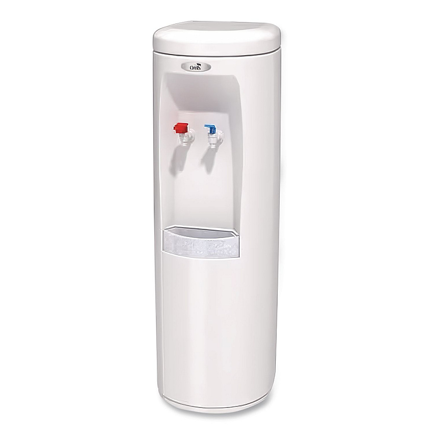 Oasis Atlantis Hot and Cold Water Dispenser, 1.4 gal, 12.8 x 13 x 40.5, White (504008)