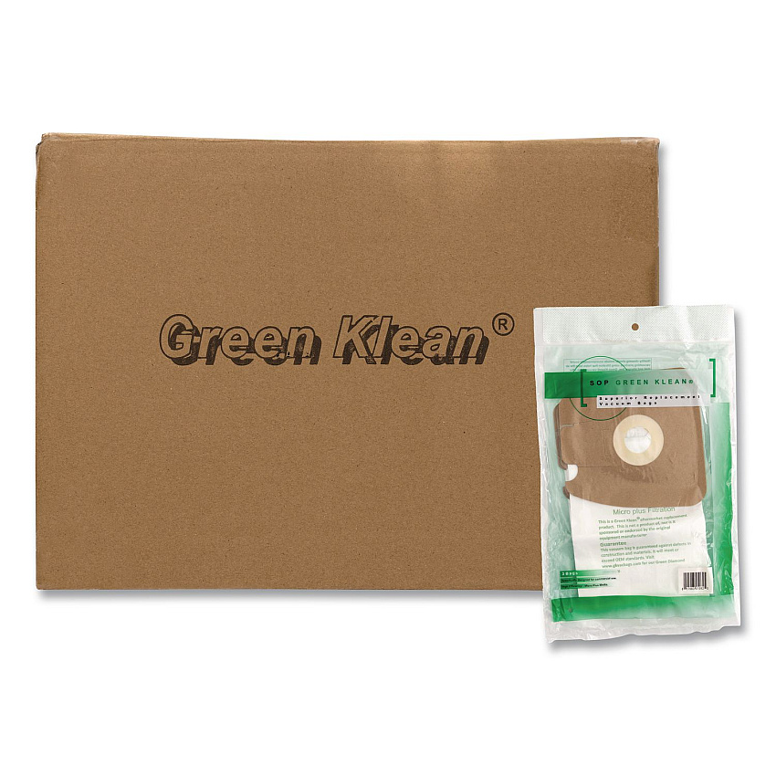 Compatible Green Klean GK-EurMM Replacement Bag, 3 Bags/Pack, 12 Packs/Carton