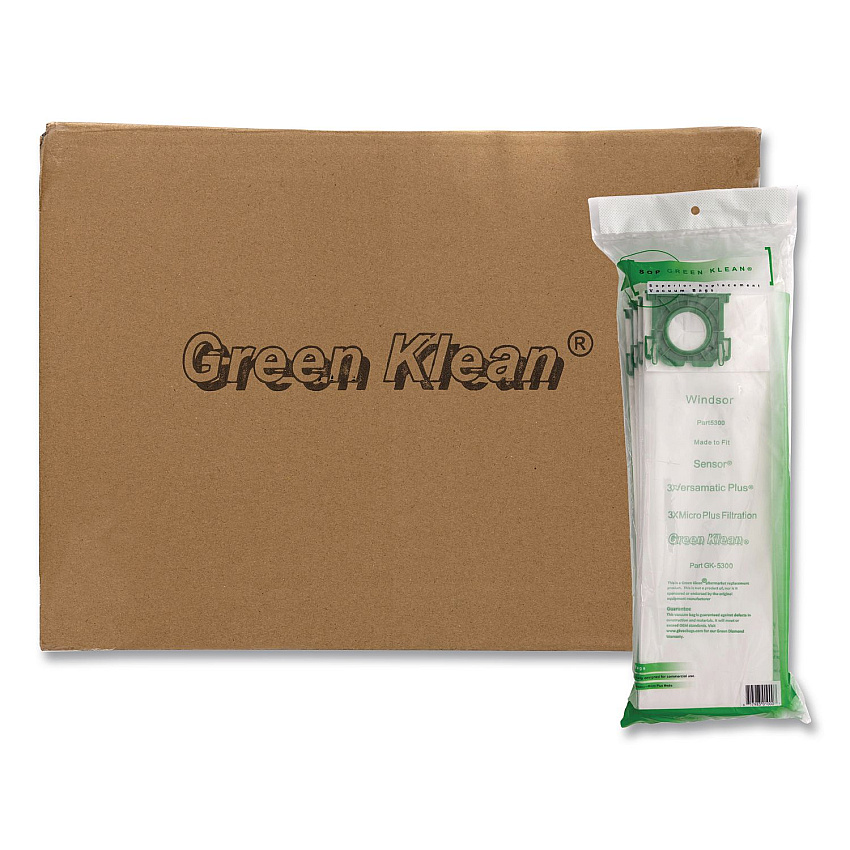 Compatible Green Klean GK-5300 Replacement Bag, 10 Bags/Pack, 10 Packs/Carton