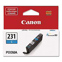 Canon 6675C001 (CLI-231) Ink, 800 Page-Yield, Cyan