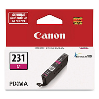 Canon 6676C001 (CLI-231) Ink, 800 Page-Yield, Magenta